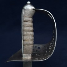 British 1895 Pattern Infantry Officers Sword with Pre Regulation Field Scabbard 17